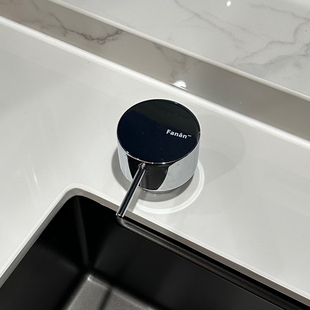 Fanan范安安原创大头水槽专用按压式 不锈钢洗洁精水槽按压器316