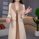 新款 高档加棉加厚贵妃绒套装 裙2025冬季 气质减龄保暖两件套连衣裙