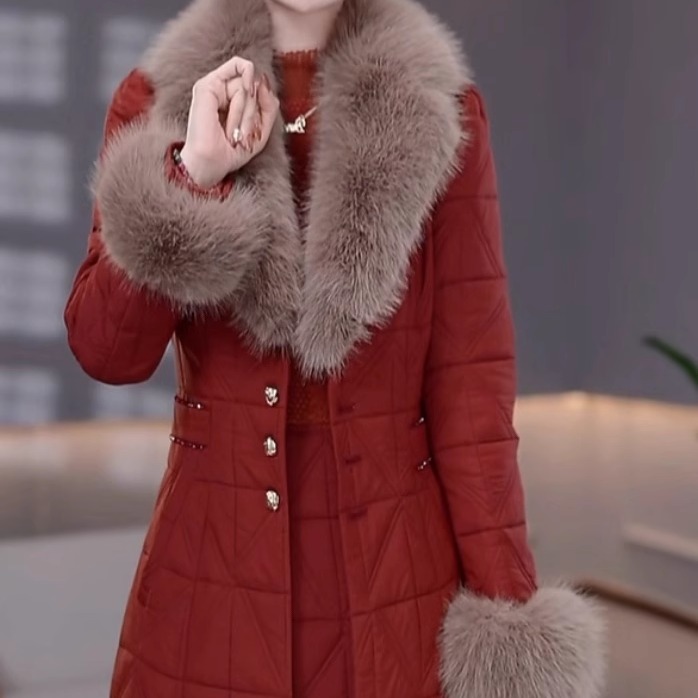 新款加厚保暖减龄贵气礼服裙子