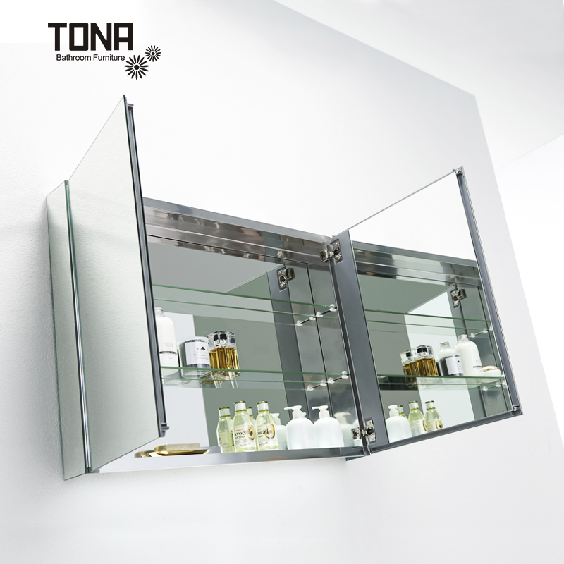 TONA卫生间浴室镜柜镜箱北欧简约浴室柜壁挂镜柜卫浴镜子储物柜