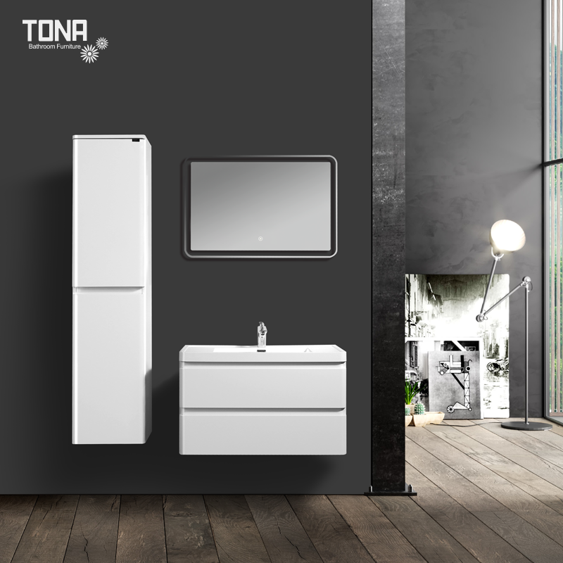 小户型挂墙式组合洗手盆柜