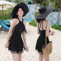 Áo tắm nữ giảm béo bụng 2019 mới gợi cảm của Hàn Quốc váy gió một mảnh bảo thủ tập hợp đồ bơi cỡ lớn - Bộ đồ bơi One Piece đồ bơi một mảnh
