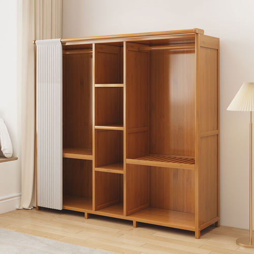 简易衣柜防尘拉帘可组装