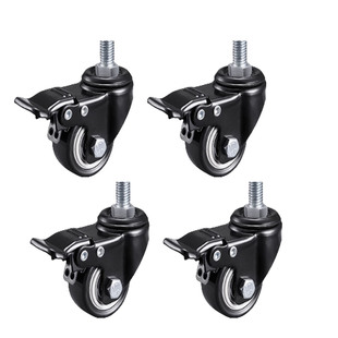 折叠脚/麻将机配件/麻将机底座/麻将桌底脚低脚轮子万向轮刹车轮