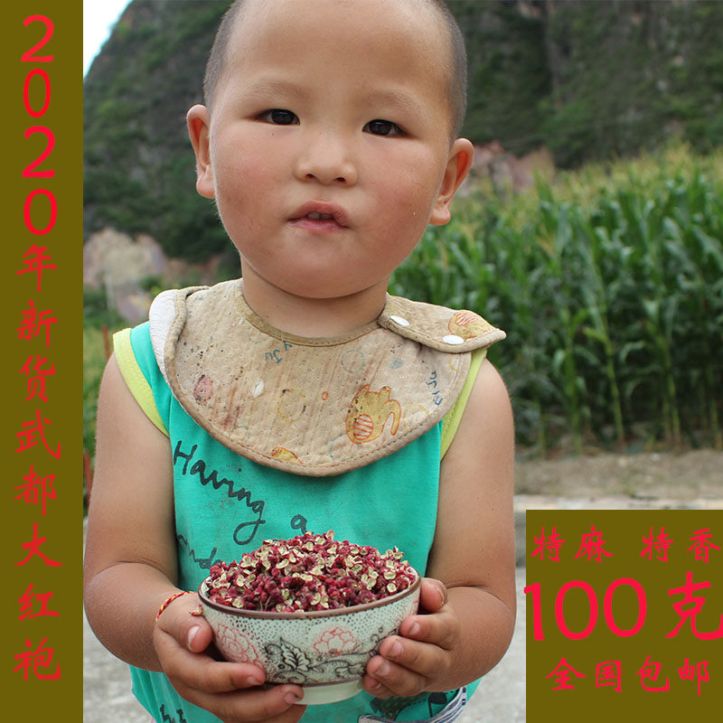 2025年武都大红袍花椒100g包邮特麻特级食用干花椒调料卤料炒菜
