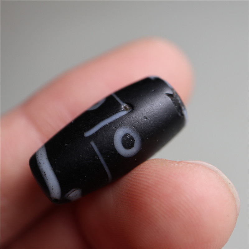 〓包老〓精品西藏老琉璃折线地门四眼天珠项坠配珠手串锁骨链坠