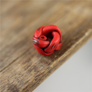 原生态藏区特色铜线圈珠子爆款电线天珠手工老磨损手串隔珠配珠