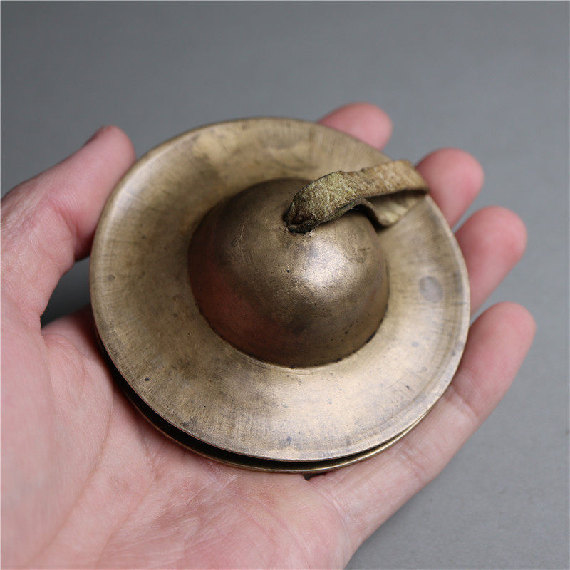 〓包老〓小年份西藏精品纯铜法器铜钹铜钵藏式打击乐器收藏陈列