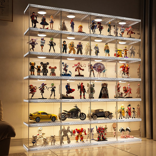 当天发货！遥控灯！大容量展示柜