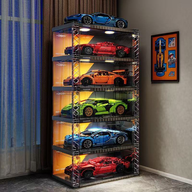 赛车模型手办透明展示柜