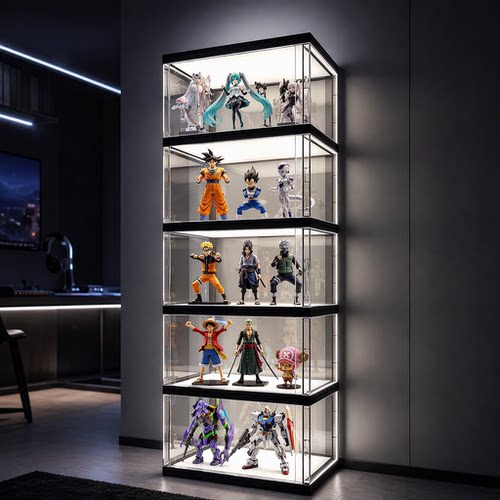 【收藏级柔光展柜】潮玩模型手办