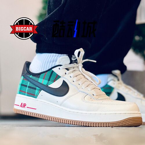 nike男子格子AF1休闲鞋