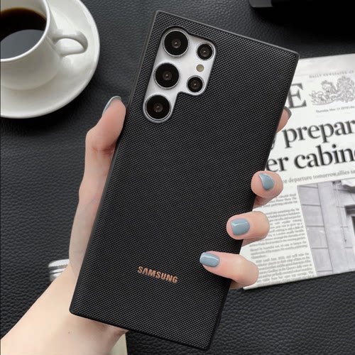 适用三星note20ultra碳纤维防摔