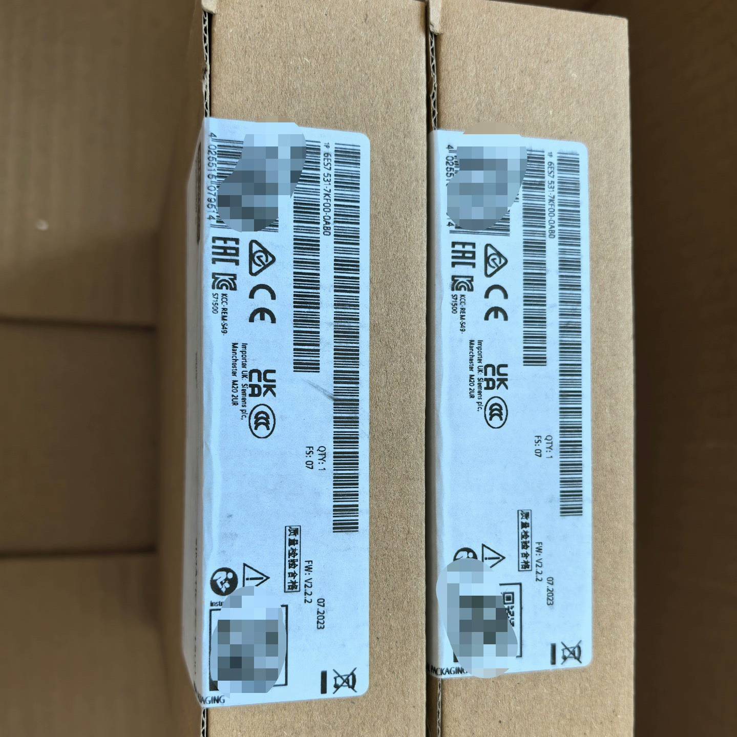 议价-6ES7531-7KF00-0AB0西门子1500系列全新保