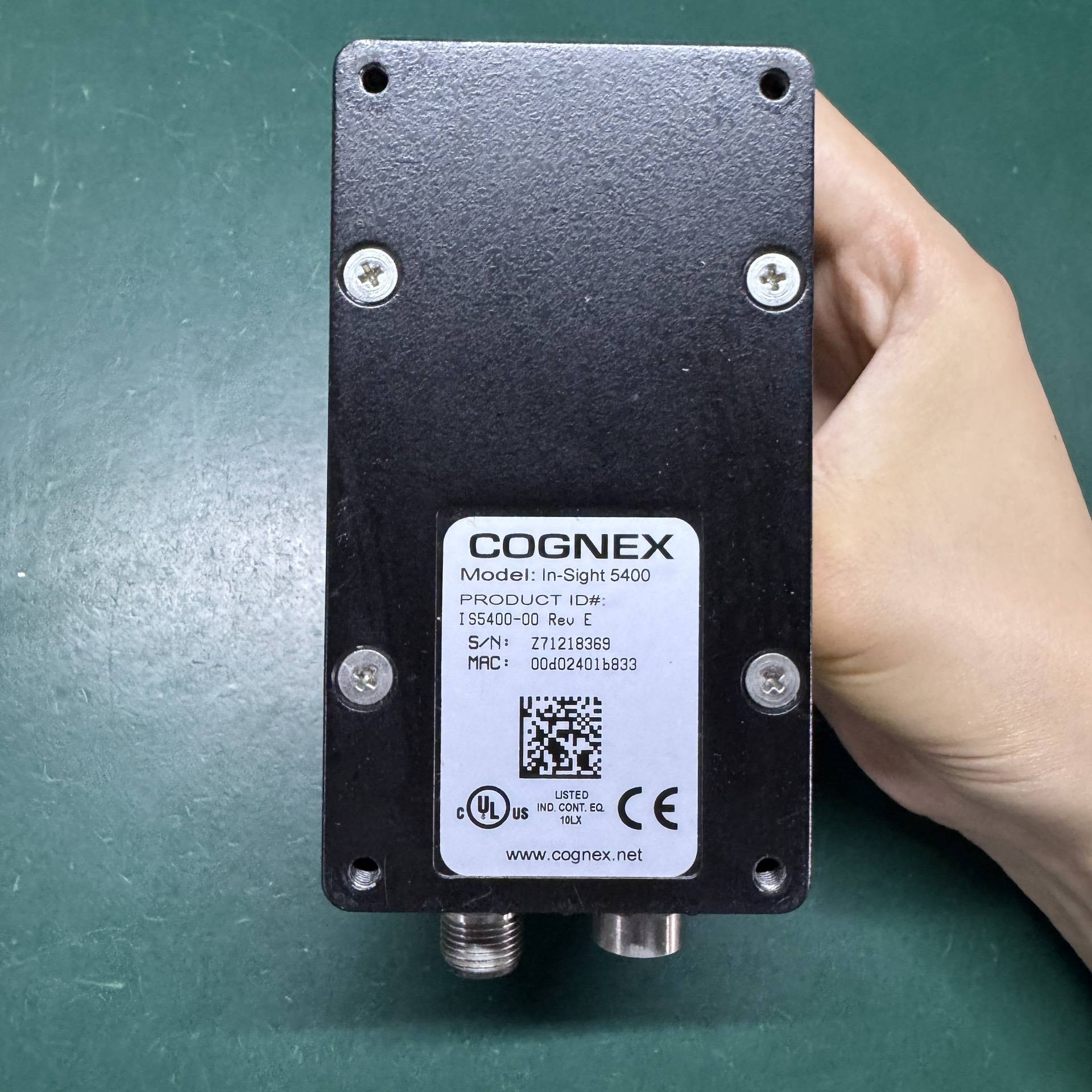 议价-康耐视COGNEX视觉传感器，型号IS5400-00 Rev