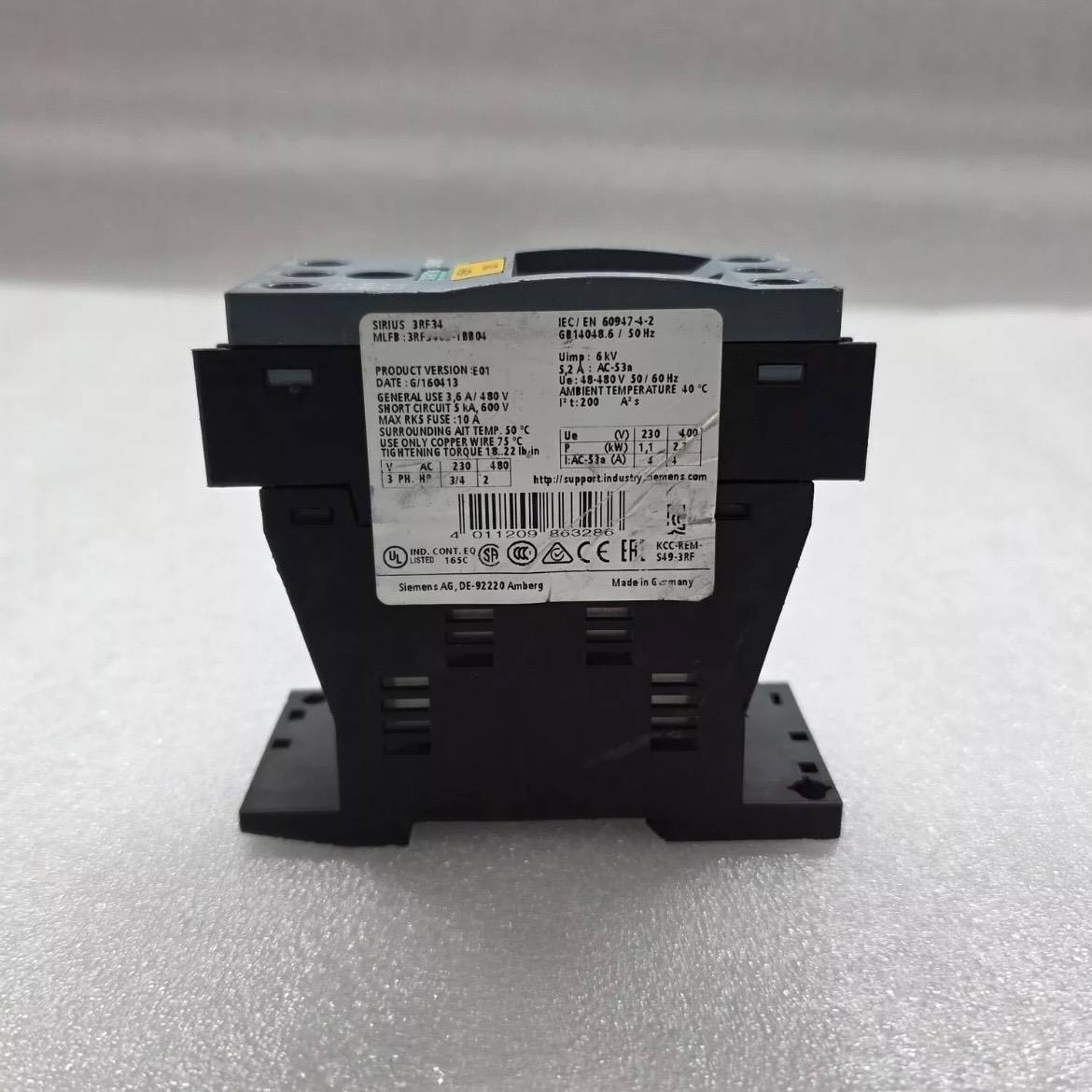 议价-西门子接触器3RF34，型号如图，全新未使