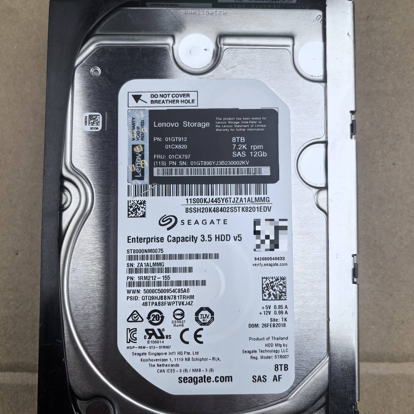 议价-联想 01CX797 8T 01GT912 01CX820