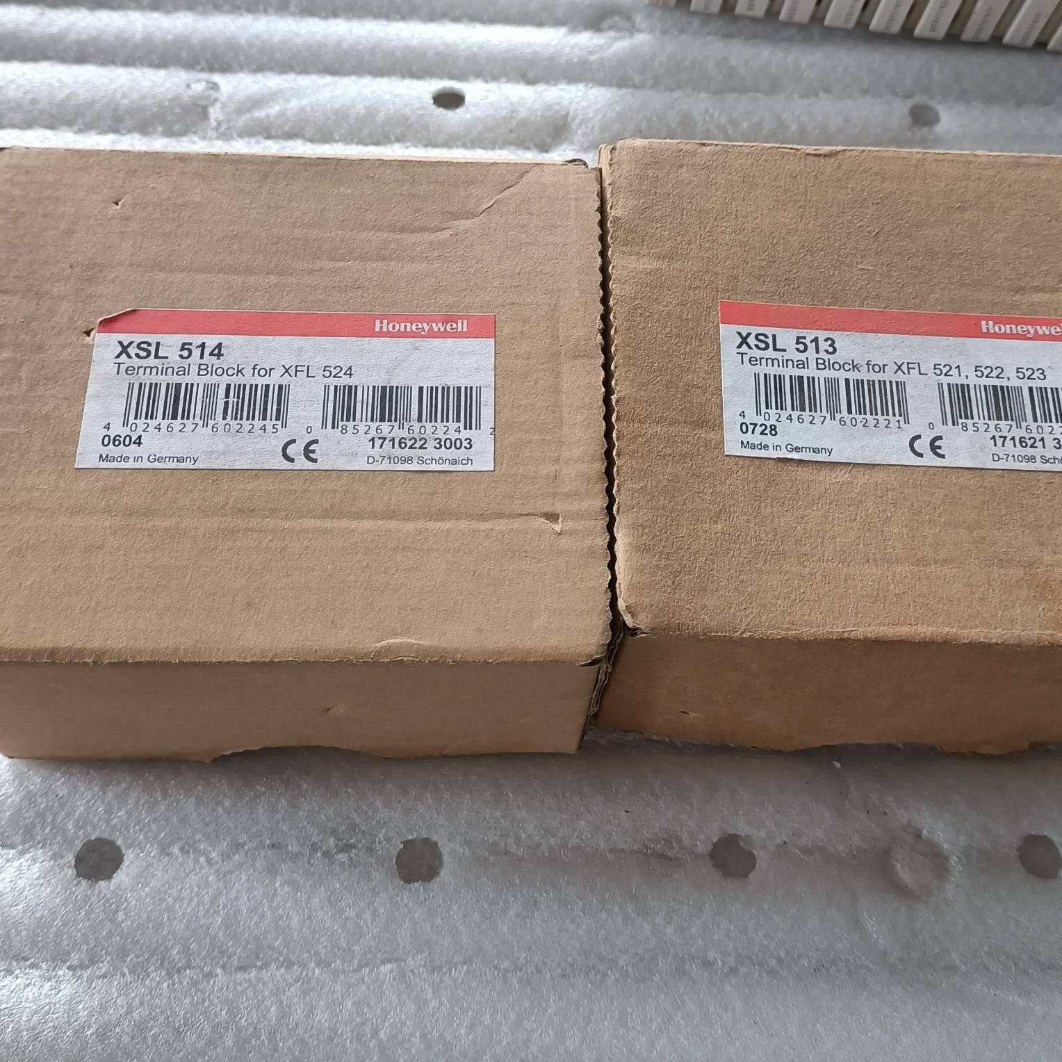 议价-霍尼韦尔XSL513  XSL514终端块！ 全新拆封