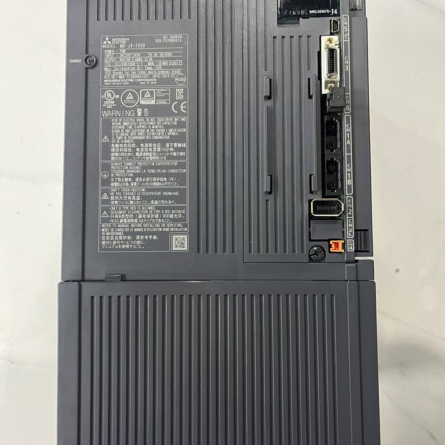 议价-三菱j4 7kw伺服电机套装7kw驱动器7kw电机