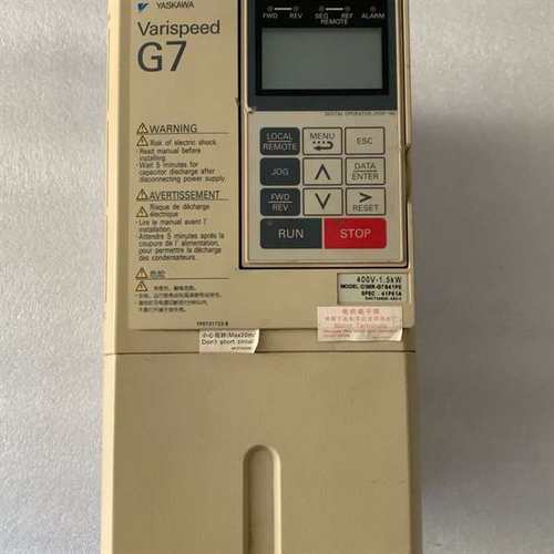 议价-二手安川变频器CIMR-G7B41P5功能完好，保