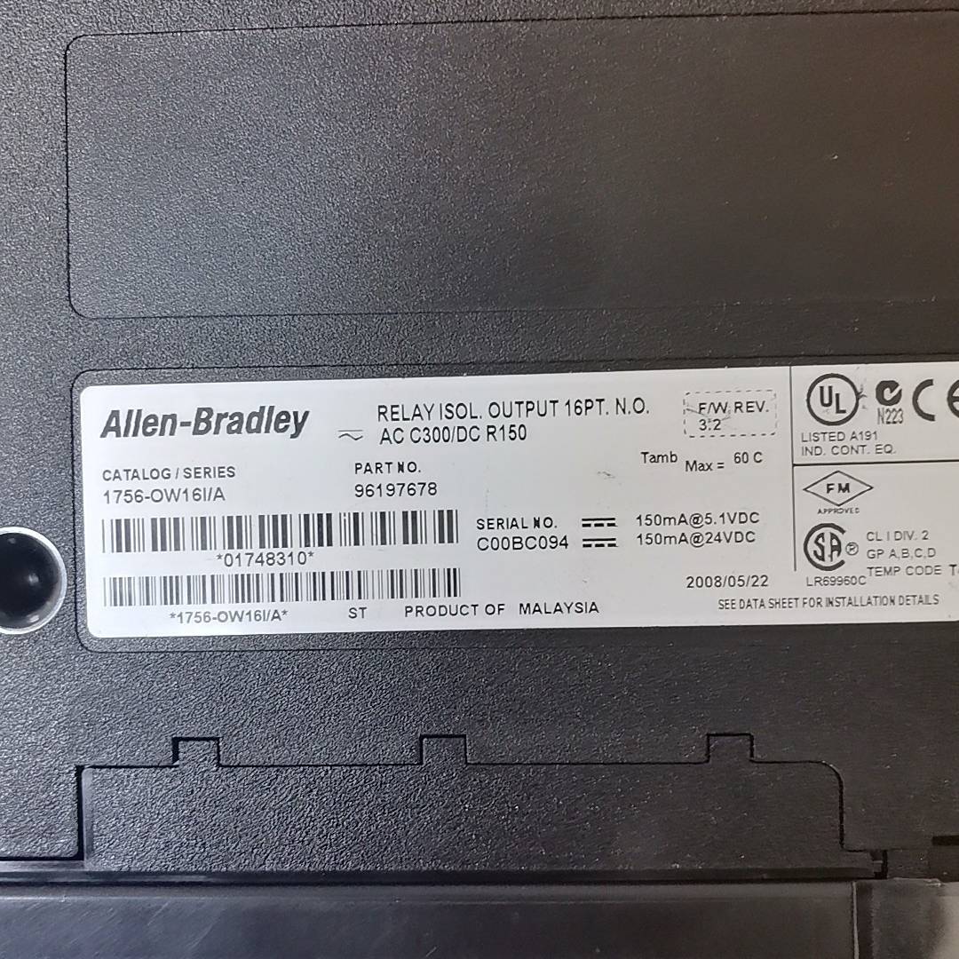 议价-1756-OW16i/A，罗克韦尔PLC继电器输出模块