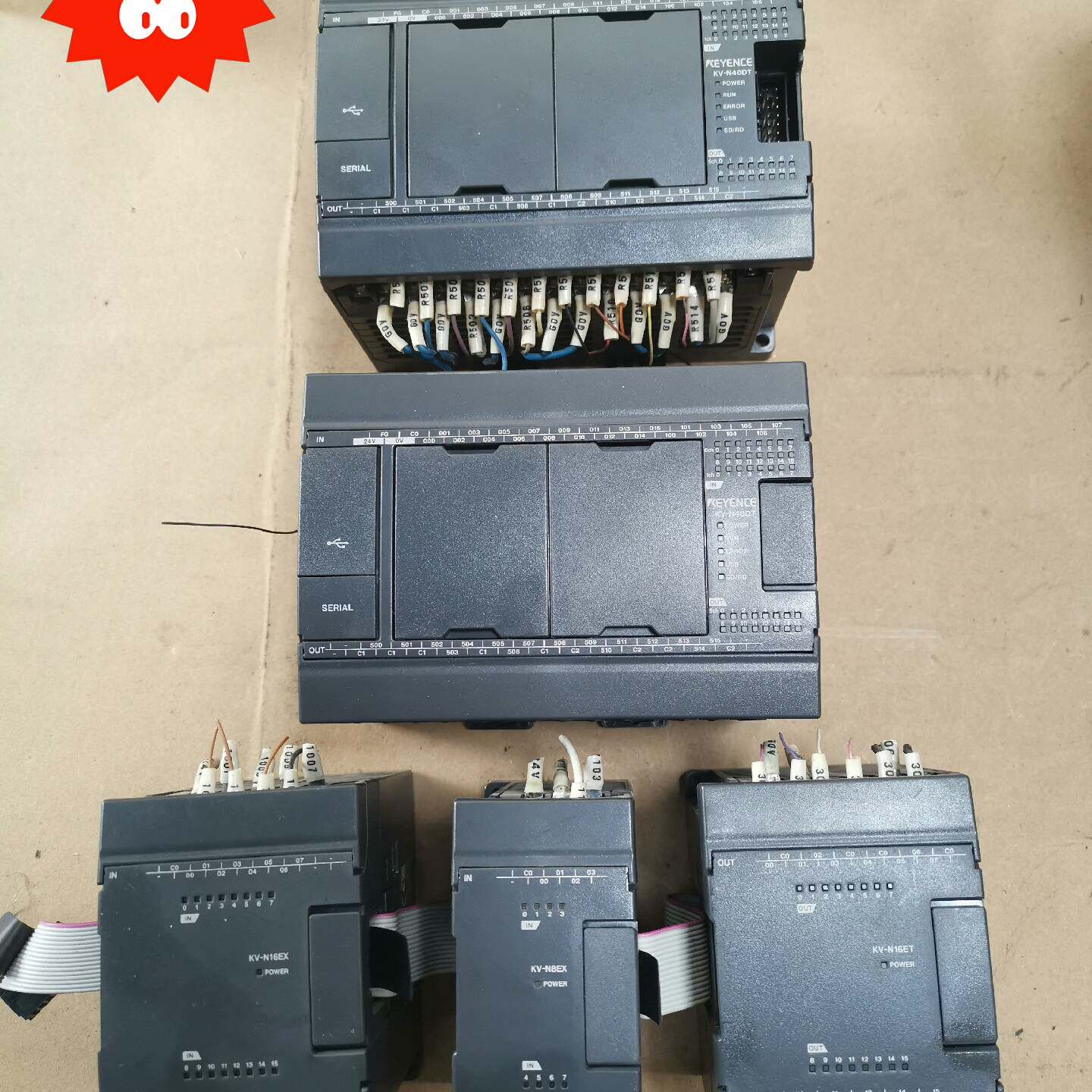 议价-基恩士plc编程器：KV-N40DT  单价500；