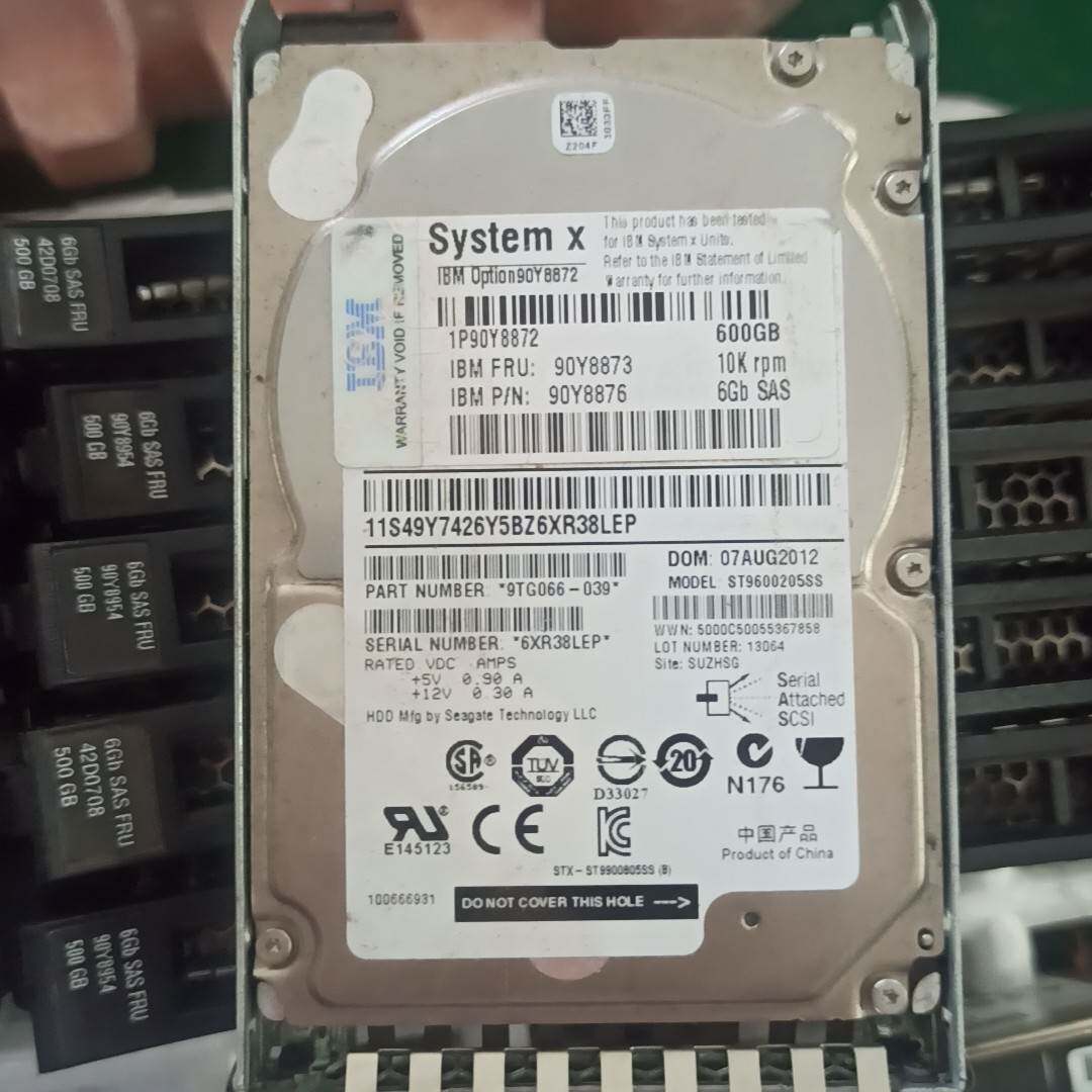 议价-IBM 90Y8873 600G 10K SAS 6G 2.