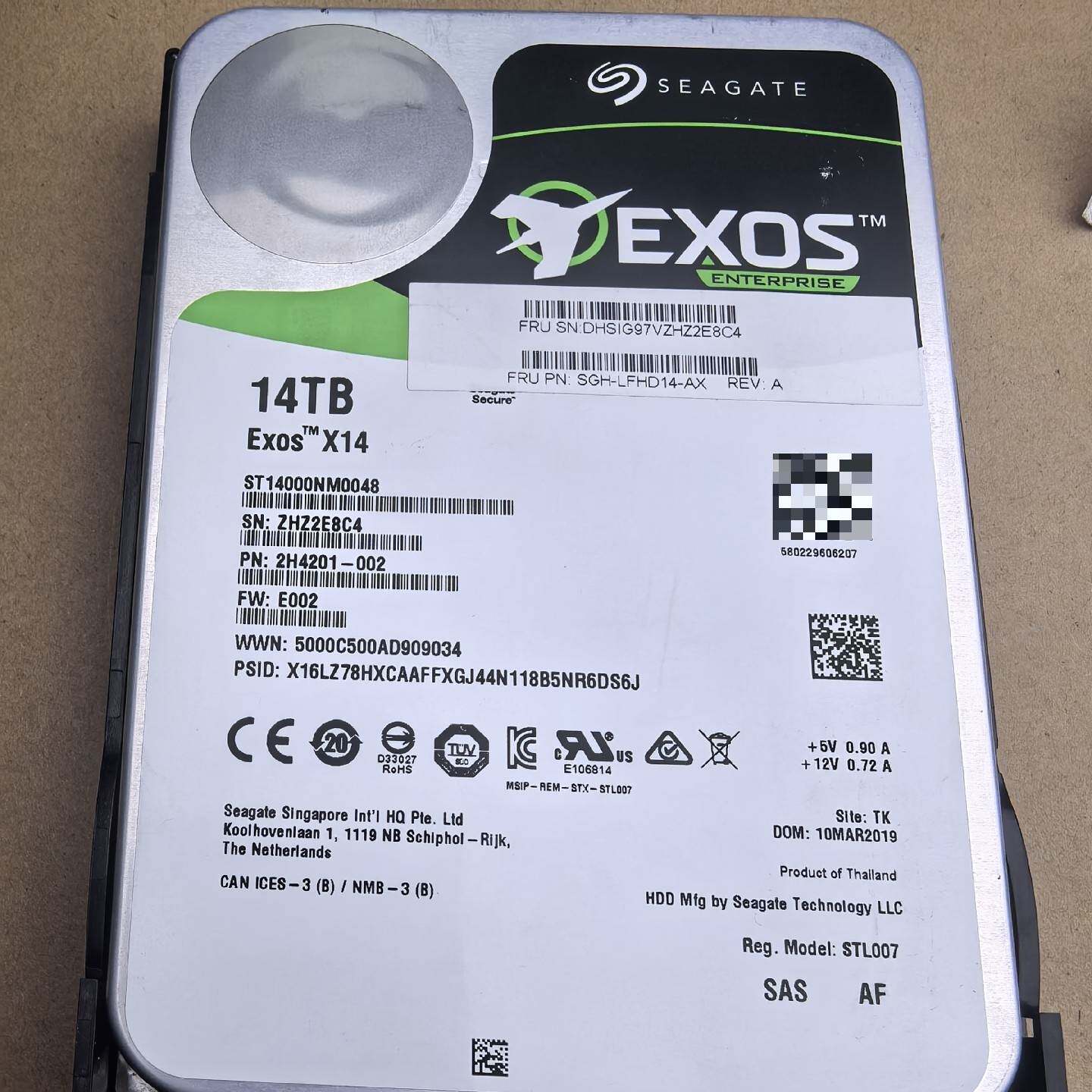 议价-HDS EXOS X14 SGH-LFHD14-AX 14T