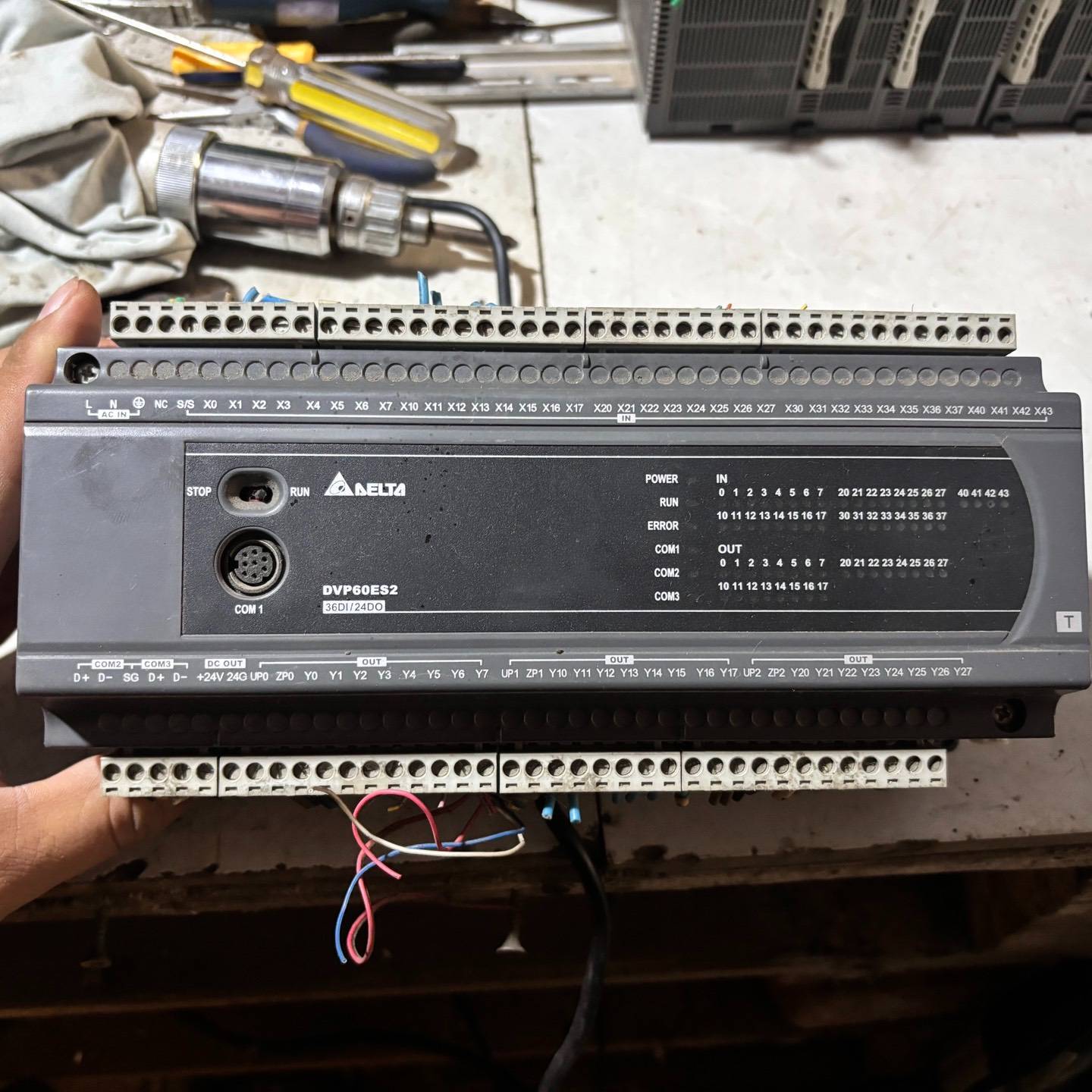 议价-台达plc台达DVP60ES200T拆机一台 成色不错