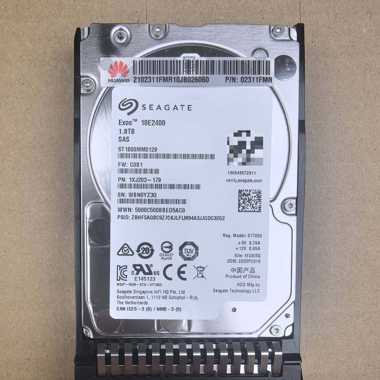 议价-华为 1.8T 02311FMR SAS 2.5 10K S