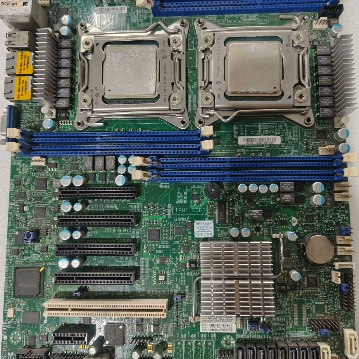 议价-超微X9DRL-iF主板2011针双路X79工作站服务