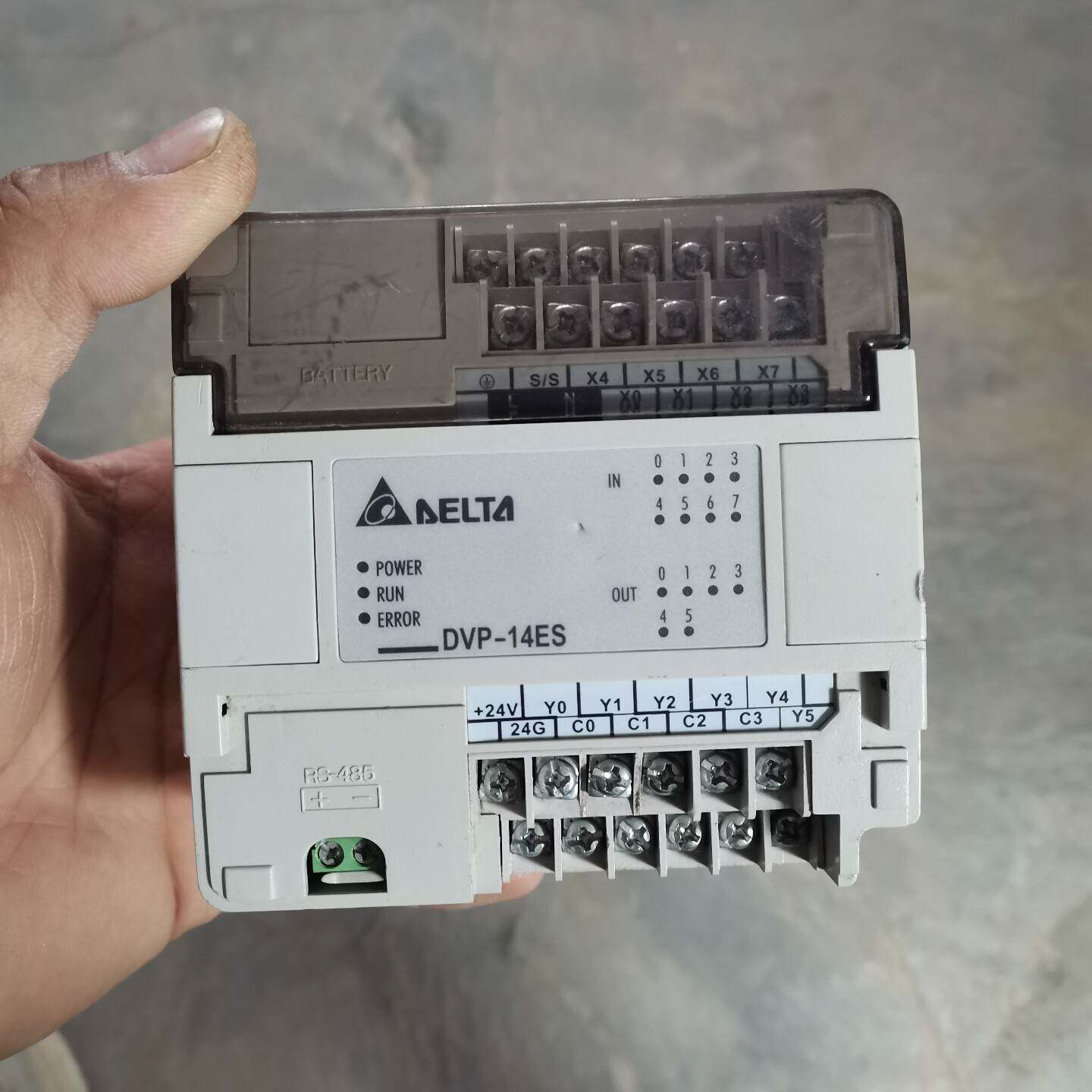 议价-DVP-14ES00R2 台达PLC已测试，功能正常，成