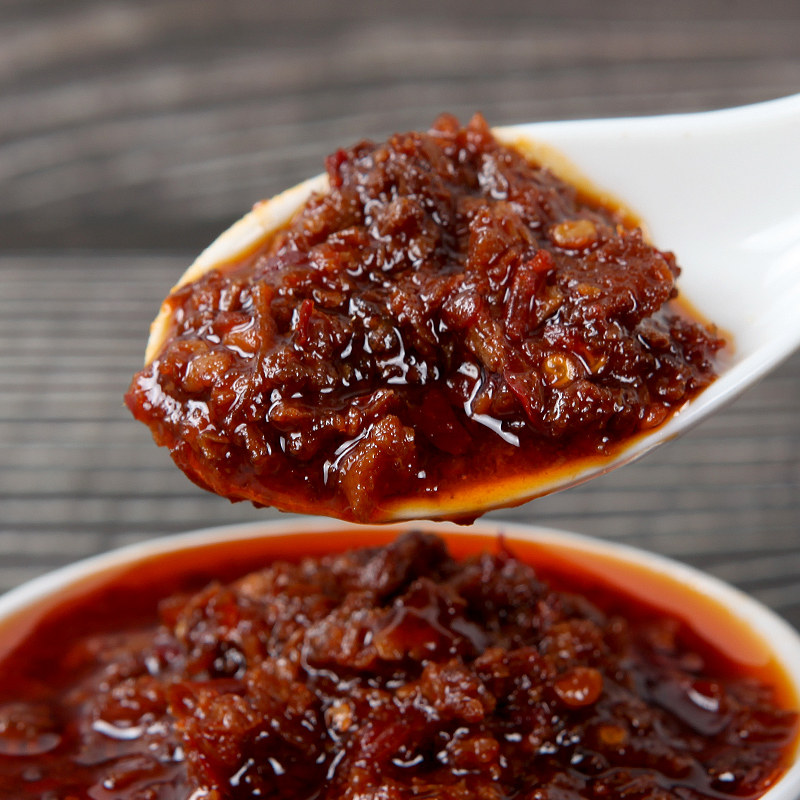 香辣猪肉酱牛肉酱调料下饭酱料酱肉帽子小锅米线面条调味酱拌饭酱