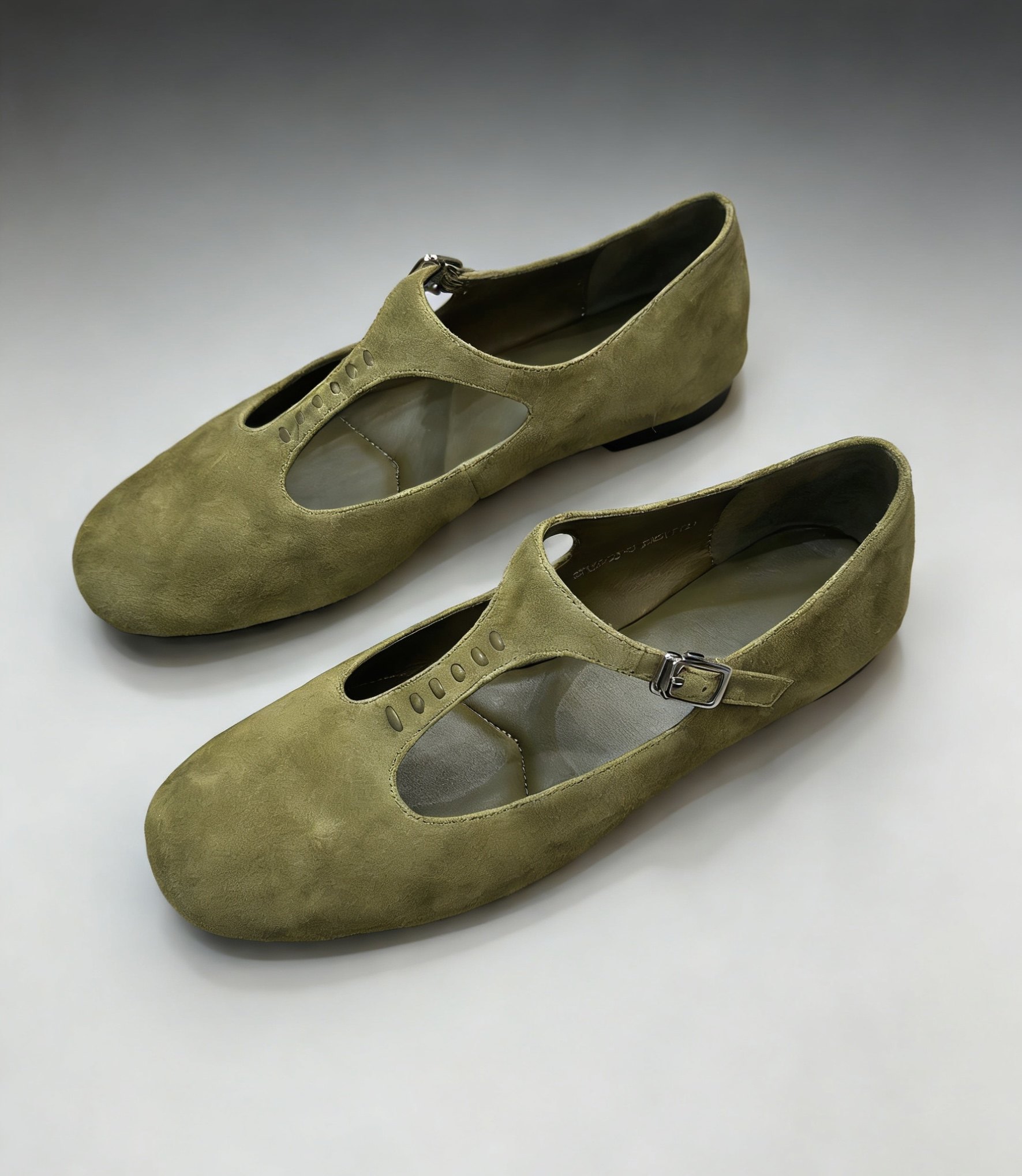 26年春款复古法式T字带玛丽珍单鞋橄榄绿平底女鞋学院风女鞋,女鞋,浅口单鞋,淘宝优惠券,粉丝福利购,淘宝优惠卷