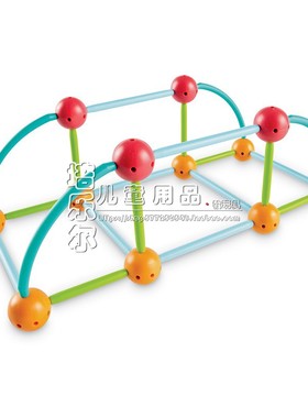 工程建构棒 科学实验教玩具STEM空间建构几何立方体搭建积木玩具