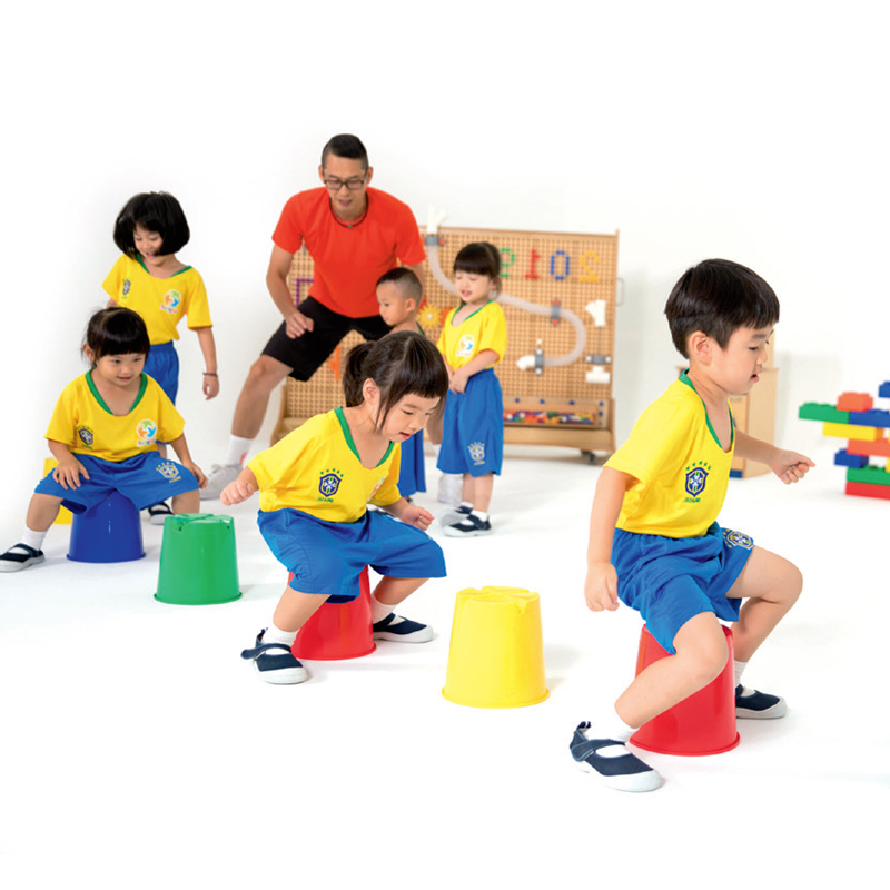 彩色飞天球套组Isport彩蛋搬家抛接球幼儿园体育运动感统体能器材