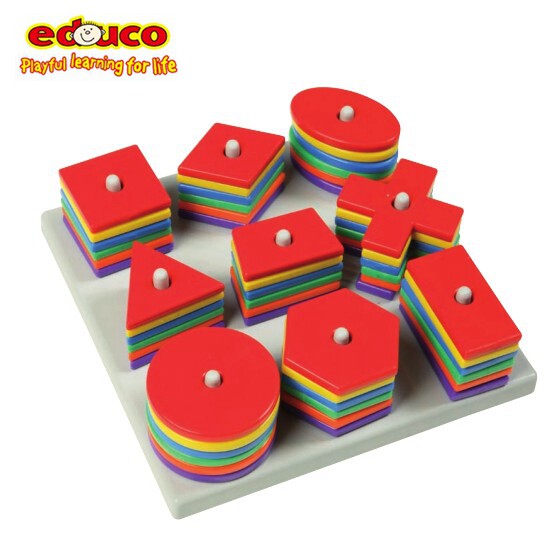 彩色几何积木荷兰educo