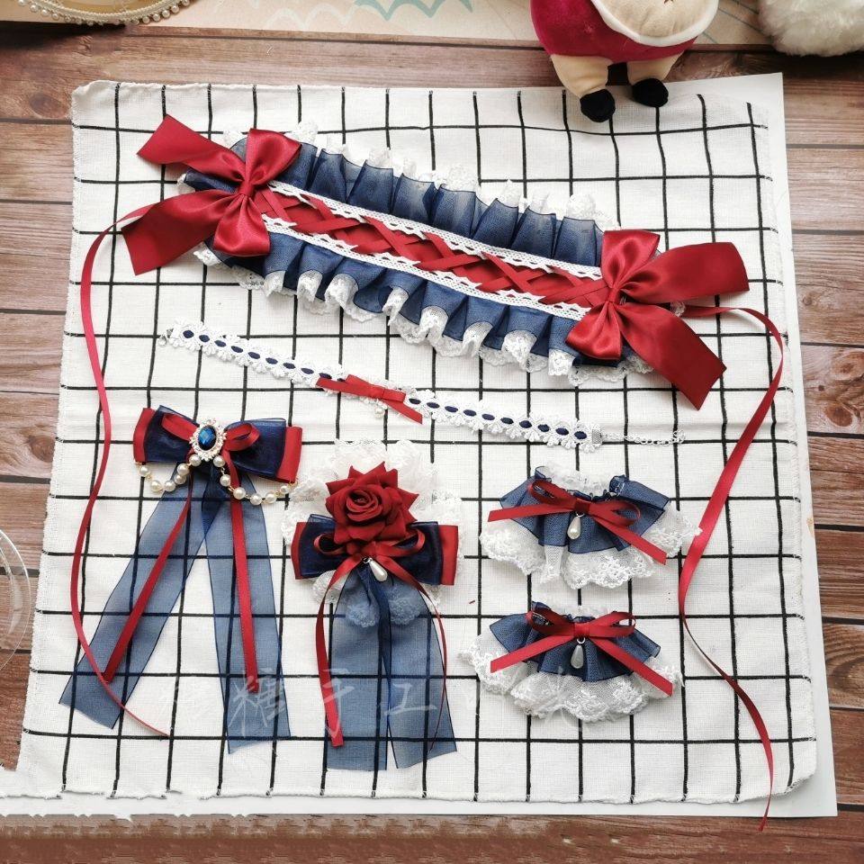 原创白雪姬发带小物配饰Lolita头饰甜美日系发饰洛丽塔软妹项链