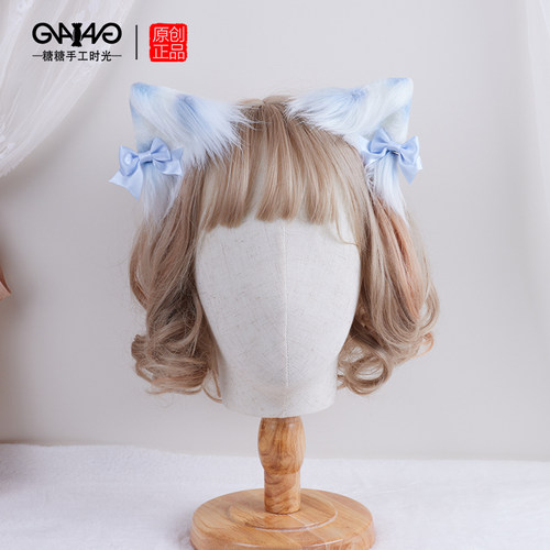 虎斑猫洛丽塔裙三花猫兽耳发箍