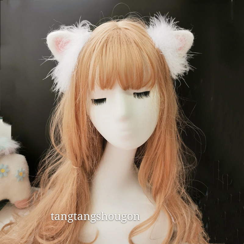 原创汉服毛绒发饰少女可爱秋冬猫耳头饰Lolita发夹古风毛毛对夹,饰品/流行首饰/时尚饰品新,发饰,淘宝优惠券,粉丝福利购,淘宝优惠卷