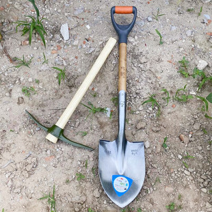 扩图探宝专用铁锹户外铲锰钢铲子十字镐户外尖镐铁锨钓鱼户外铁锹