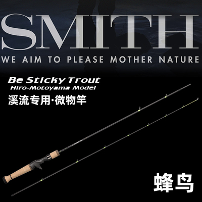 SMITH蜂鸟路亚竿微物枪柄路亚竿