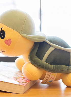 可爱带帽乌龟玩偶毛绒玩具公仔女生睡觉抱枕海龟小号娃娃礼物儿童