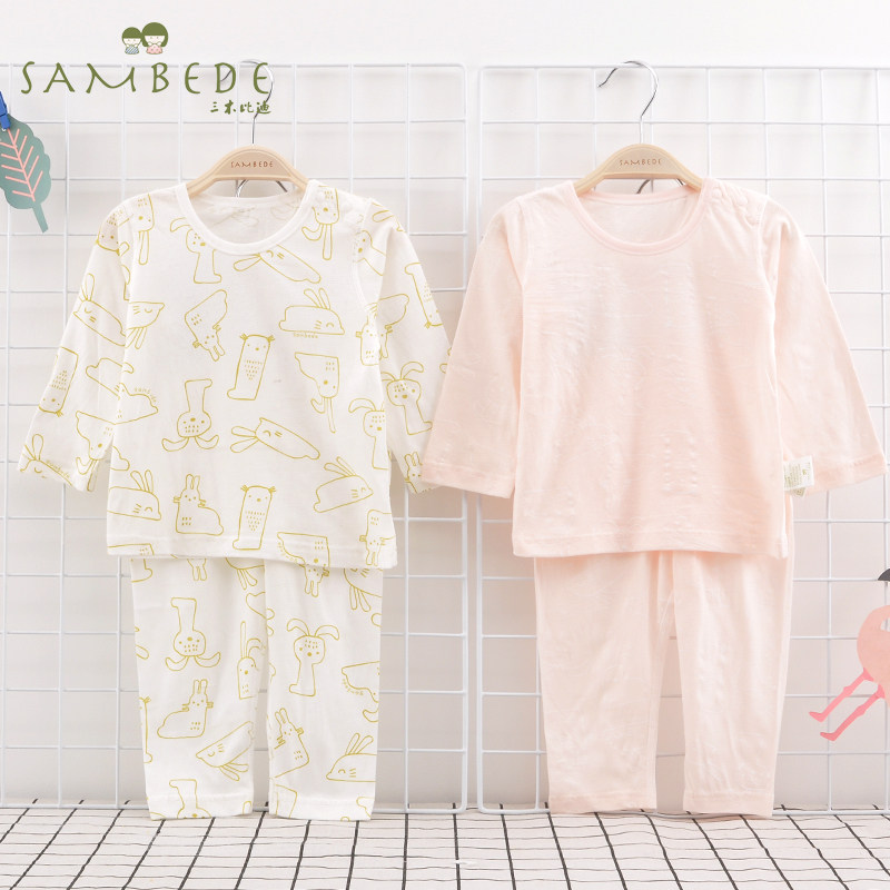 春夏男女纤维透气睡衣薄图片