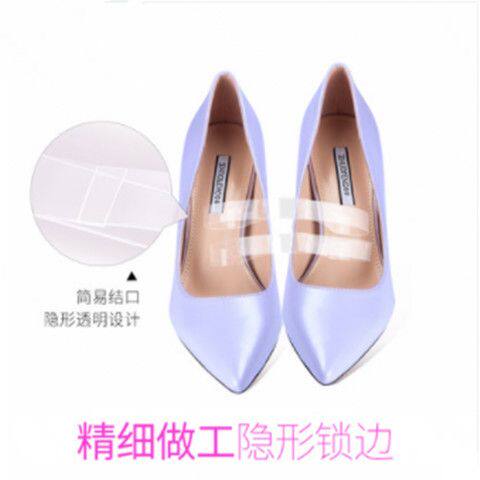 투명 하이힐 신발 끈을 사용하면 뒤꿈치가 떨어지는 것을 방지할 수 있어 정말 ..