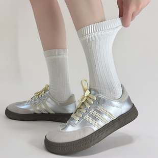 简约女袜春秋款 又精致还显腿瘦 高级层次感 满满 堆堆日系 袜子