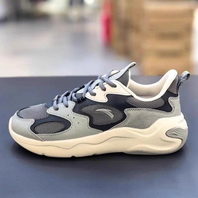 安踏引力2代轻便休闲鞋男2025春季新款透气舒适运动男鞋112518811
