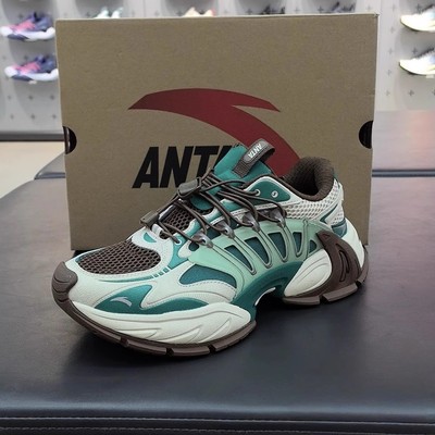 安踏雀翎老爹鞋男鞋秋冬季新款时尚厚底回弹运动休闲鞋112438898