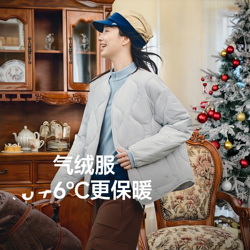 气绒马甲女早秋新款外穿轻薄百搭叠焦下穿内胆抗静电防风背心马夹