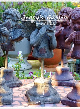 地中海风做旧天使窗台桌面摆件